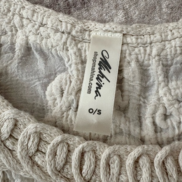 Mahina Boutique Crochet Sleeveless Crop Top O/S Small - Picture 6 of 16